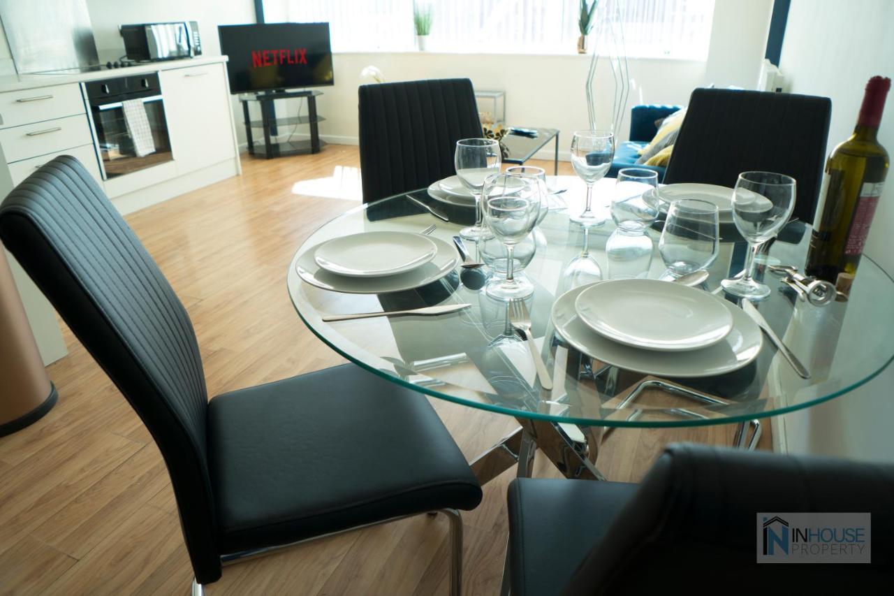 Modern City Centre Apartment Wifi Netflix 노팅엄 외부 사진